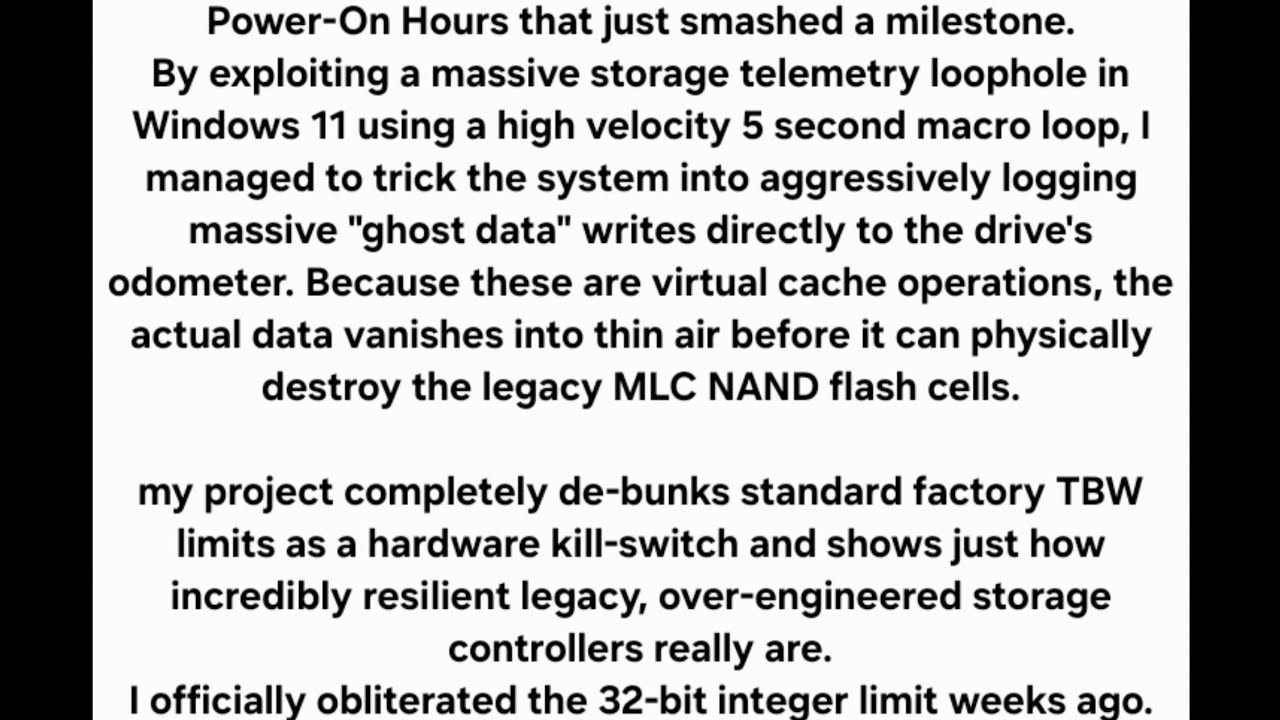 I forced a 16-Year-Old 64GB SSD to write 1 PETABYTE (And it didn't die) - YouTube