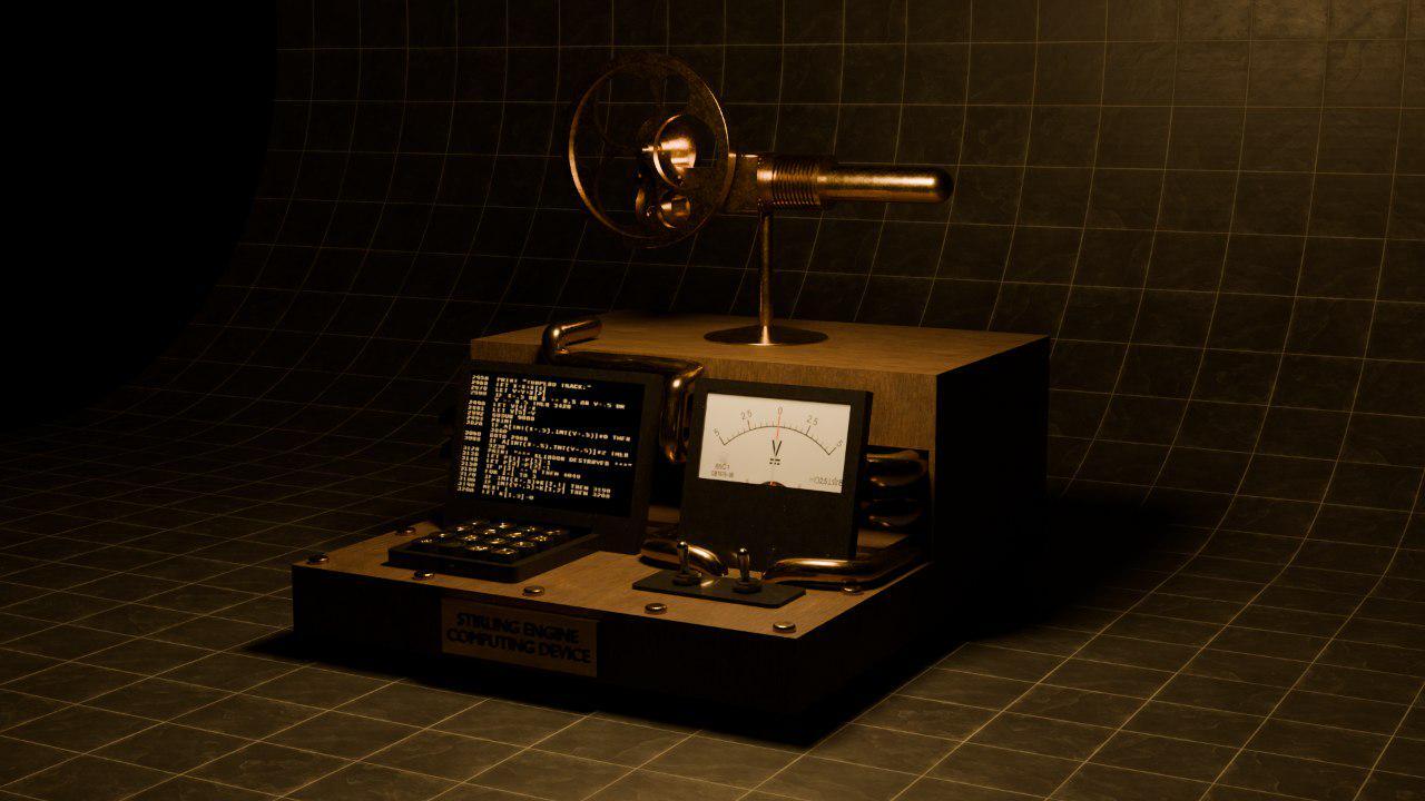 Build process of the DIY microcomputer powered by a Stirling engine
