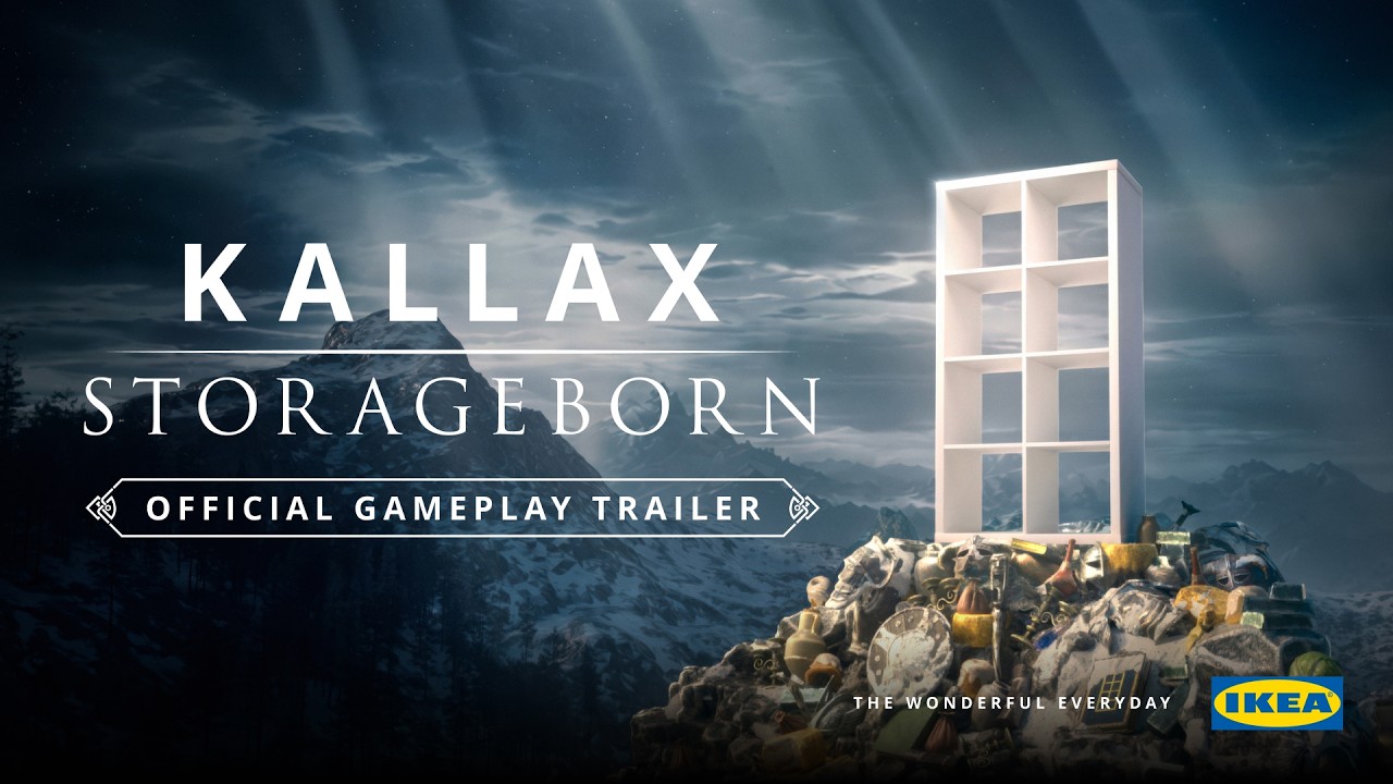 KALLAX STORAGEBORN, a free creation for The Elder Scrolls V: Skyrim™ from IKEA. - YouTube